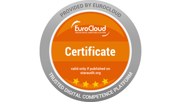E+H获得了欧洲云计算联盟（EuroCloud）授予的云安全认证。